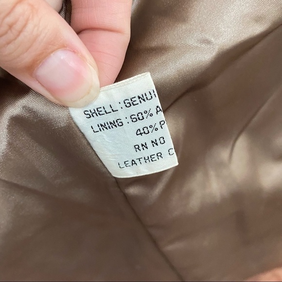 Vintage Western Style Leather Jacket Blazer - Picture 15 of 16